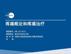 疼痛概论和疼痛治疗课件
