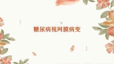 糖尿病视网膜病变