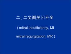 二尖瓣关闭不全教学课件