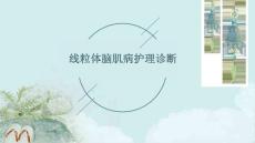 线粒体脑肌病护理诊断PPT