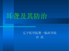 耳聋及其防治课件