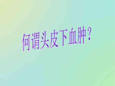 头皮血肿护理查房.ppt