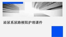 泌尿系尿路梗阻护理课件