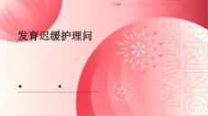 发育迟缓护理问题ppt