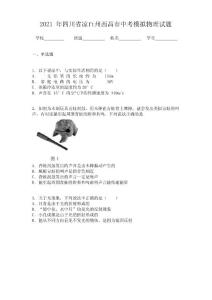 2021年四川省凉山州西昌市中考模拟物理试题