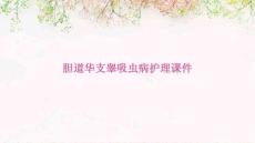 胆道华支睾吸虫病护理课件