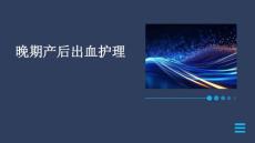 晚期产后出血护理ppt