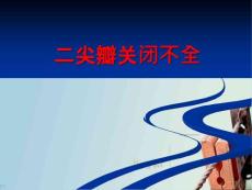 二尖瓣关闭不全