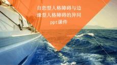 自恋型人格障碍与边缘型人格障碍的异同ppt课件