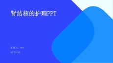 肾结核的护理PPT