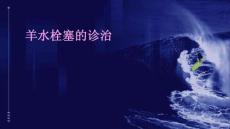 羊水栓塞的诊治