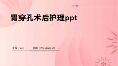 胃穿孔术后护理ppt