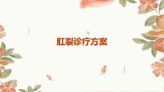肛裂诊疗方案