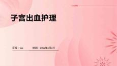 子宫出血护理 ppt