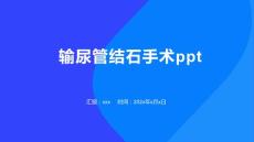 输尿管结石手术ppt