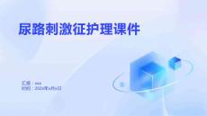 尿路刺激征护理课件