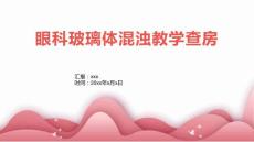 眼科玻璃体混浊教学查房