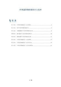 外耳道异物的微创介入技术