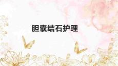 胆囊结石护理