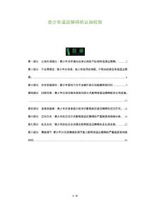 青少年适应障碍的认知机制