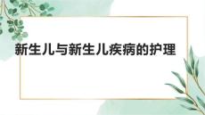 新生儿与新生儿疾病的护理