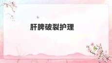 肝脾破裂护理