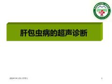 肝包虫病的超声诊断