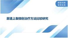 尿道上裂微创治疗方法比较研究