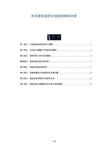 失写症的视觉空间处理障碍分析
