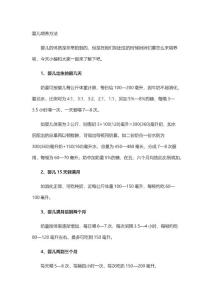 婴儿喂养方法
