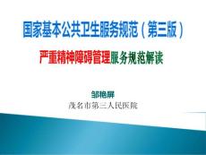 严重精神障碍管理