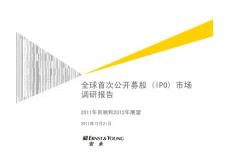 2011 IPO 市场调查报告