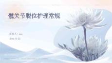 髋关节脱位护理常规
