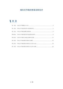 脊柱关节病的精准诊断技术