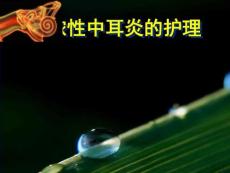 化脓性中耳炎护理
