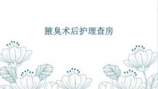 腋臭术后护理查房
