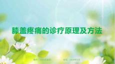 膝盖疼痛的诊疗原理及方法