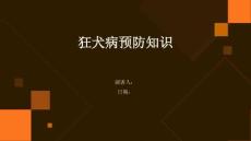 狂犬病预防知识