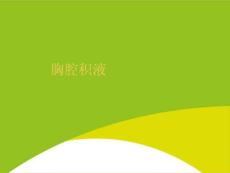 胸腔积液 PPT