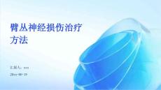 臂丛神经损伤治疗方法ppt