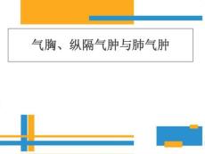 气胸纵隔气肿与肺气肿
