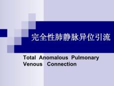 完全性肺静脉异位引流