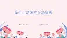 急性主动脉夹层动脉瘤ppt