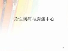 胸痛与胸痛中心【35页】