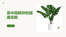鼻中隔脓肿的健康宣教