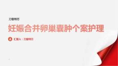 妊娠合并卵巢囊肿个案护理
