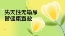 先天性无输尿管健康宣教