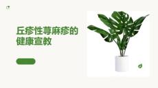丘疹性荨麻疹的健康宣教