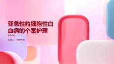 亚急性粒细胞性白血病的个案护理