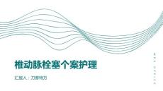 椎动脉栓塞个案护理